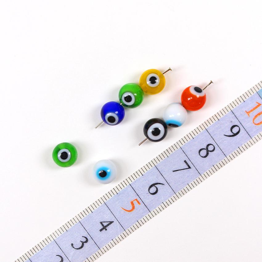 クラフトハートトーカイ ミルフィオリガラス17 球体 ミックス 約8mm 12