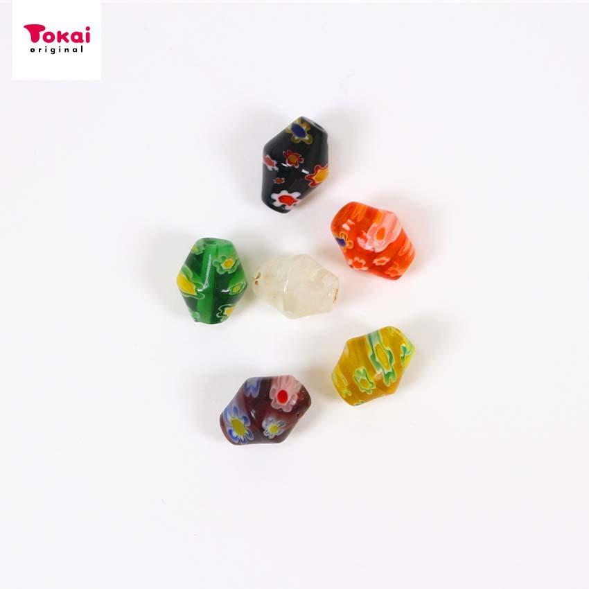 クラフトハートトーカイ ミルフィオリガラス18 変形 ミックス 約10