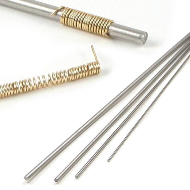 ビーズ ワイヤーワーク用 ステンレス丸棒4本セット チェーンメイル コイル 細い 1mm アーティスティックワイヤー 手芸材料の通販シュゲールyahoo 店 通販 Yahoo ショッピング