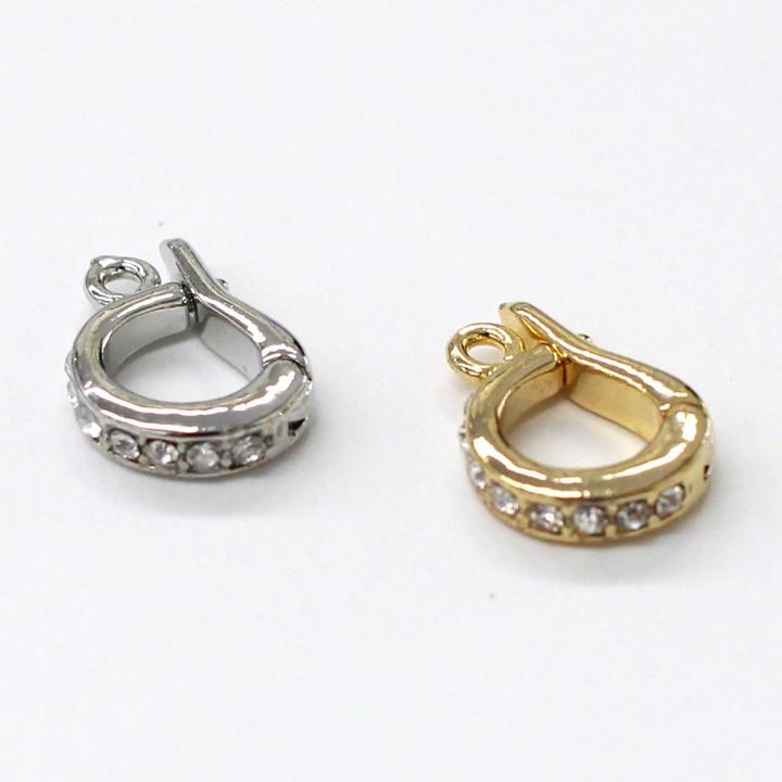 クラフトハートトーカイ クリッカー石付 約12×9×3mm 1ヶ