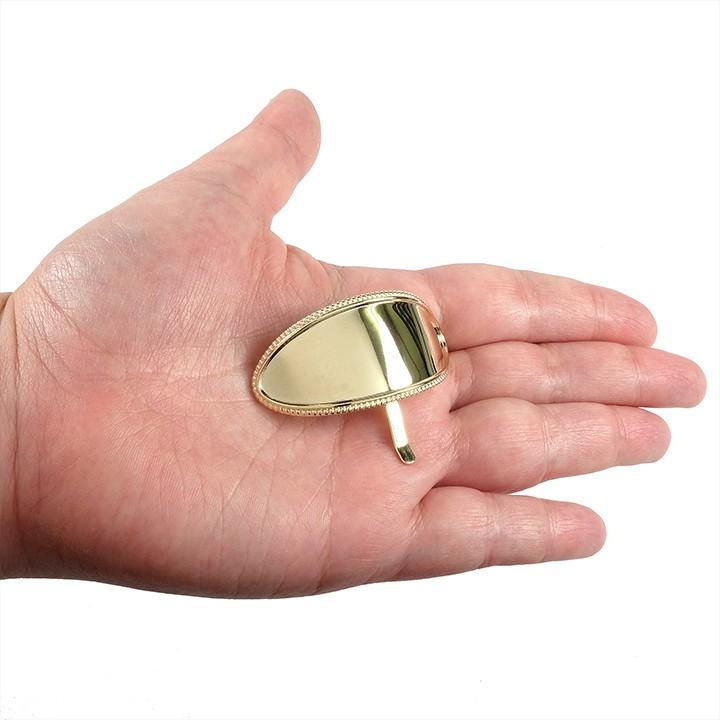 クラフトハートトーカイ CraftCafe フックポニー 楕円 ゴールド 1個