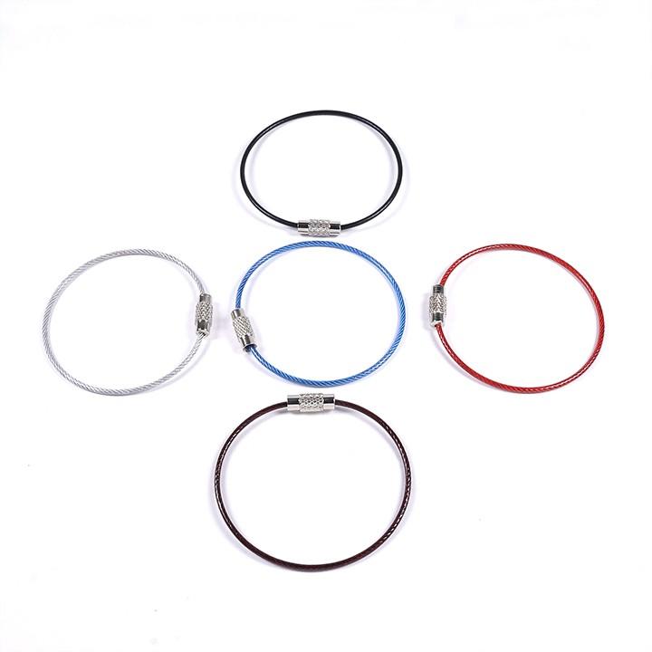 クラフトハートトーカイ ワイヤーリングキーホルダー 約50mm 2個入り