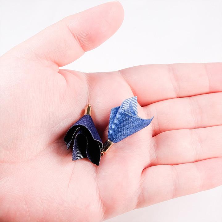 クラフトハートトーカイ デニムタッセル 1ケ入 | ビーズ パーツ