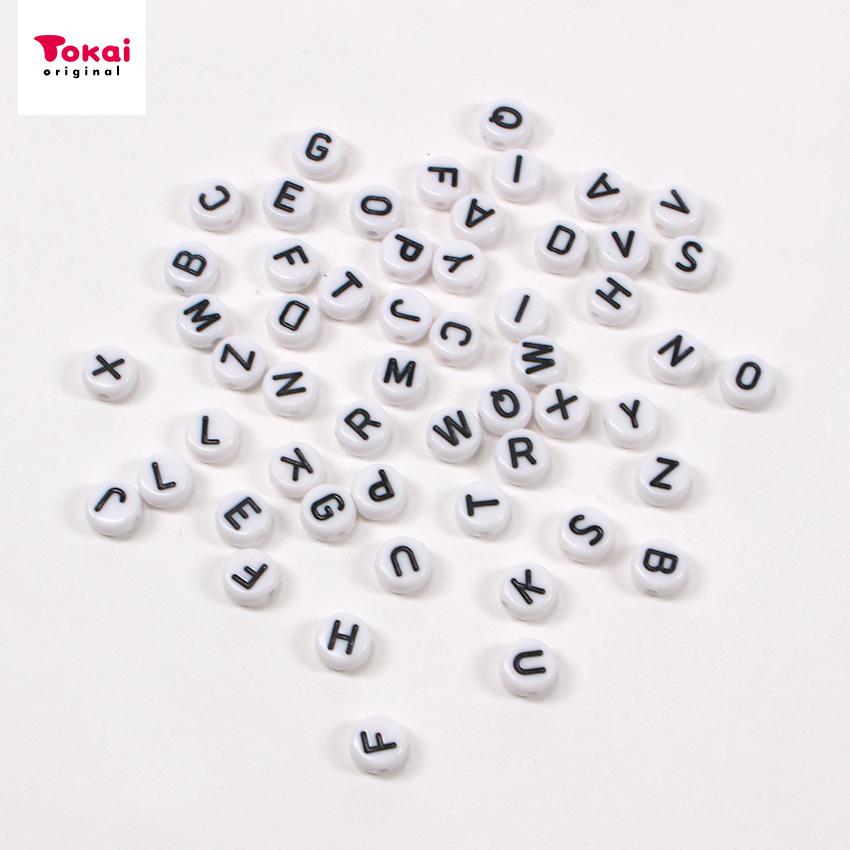 クラフトハートトーカイ アクリルビーズ アルファベット 52個入(A-Z 各