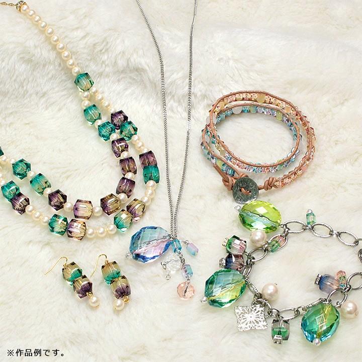 ヴィトライユビーズ アクリル AC-9214 6個｜日本製 ビーズ パーツ  