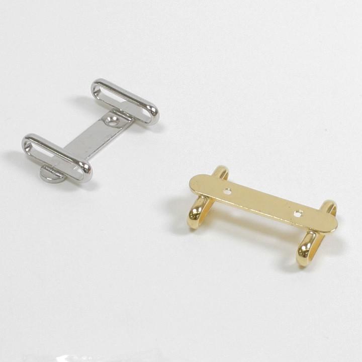 帯留めパーツ 縫い付け用 17×32mm 1個入り | アクセサリー金具 帯どめ