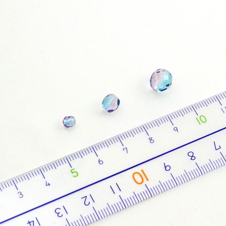 ヴィトライユビーズ ガラス ファイアポリッシュ型 4mm 40ヶ | 日本製 