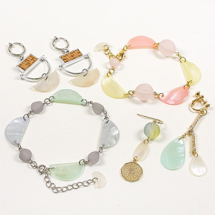 シェルヒーシー4種 5本 ヒーシー | BEADS FACTORY ANNEX | ビーズファクトリー アネックス