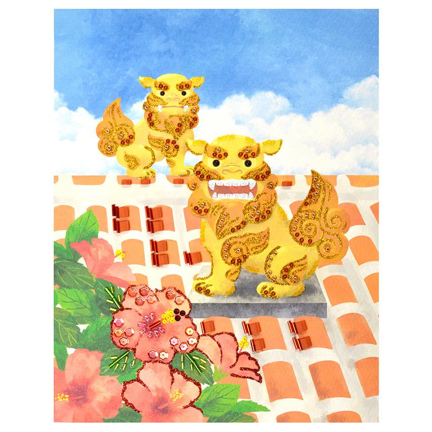 ビーズデコール 日本の風景 シーサー 沖縄 Bhd 161 キット 手作り インテリア ビーズデコール Miyuki 日本 風景 観光名所 手芸材料の通販シュゲールyahoo 店 通販 Yahoo ショッピング