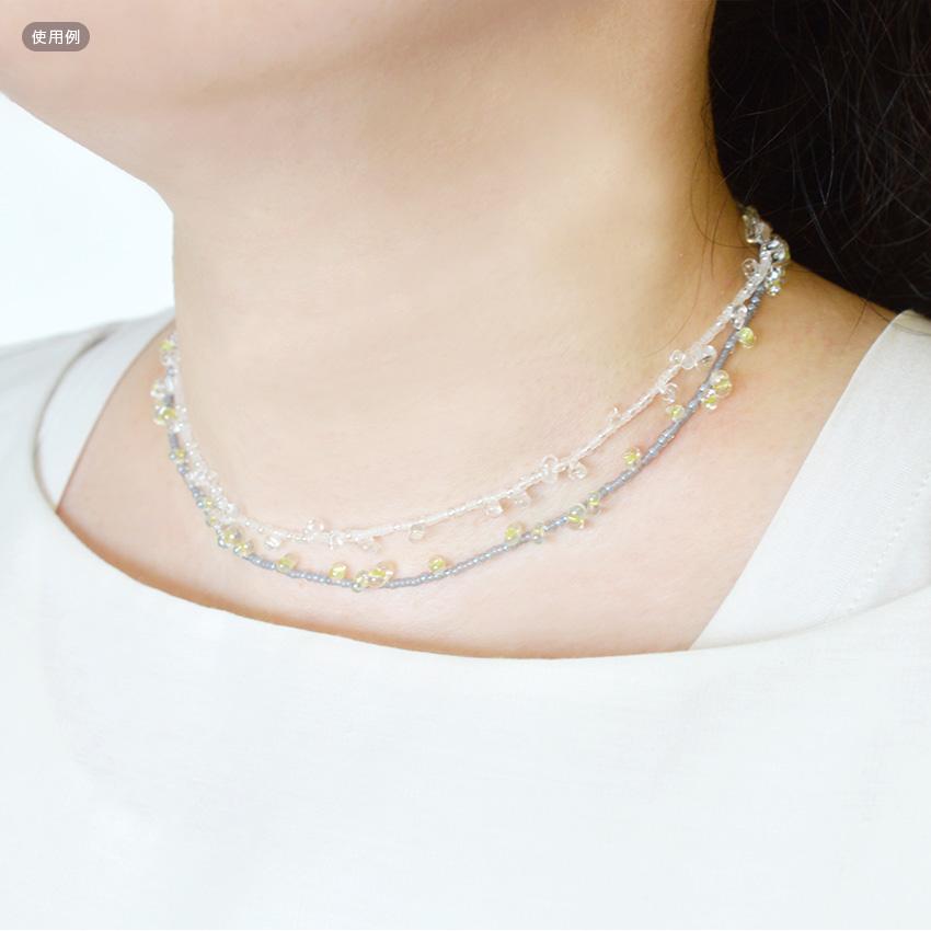 ‼️新品未開封品‼️サンヒットなどビーズネックレス&リング手作りキット10個 楽天市場】ビーズネックレスキット グリーンアップル | シード