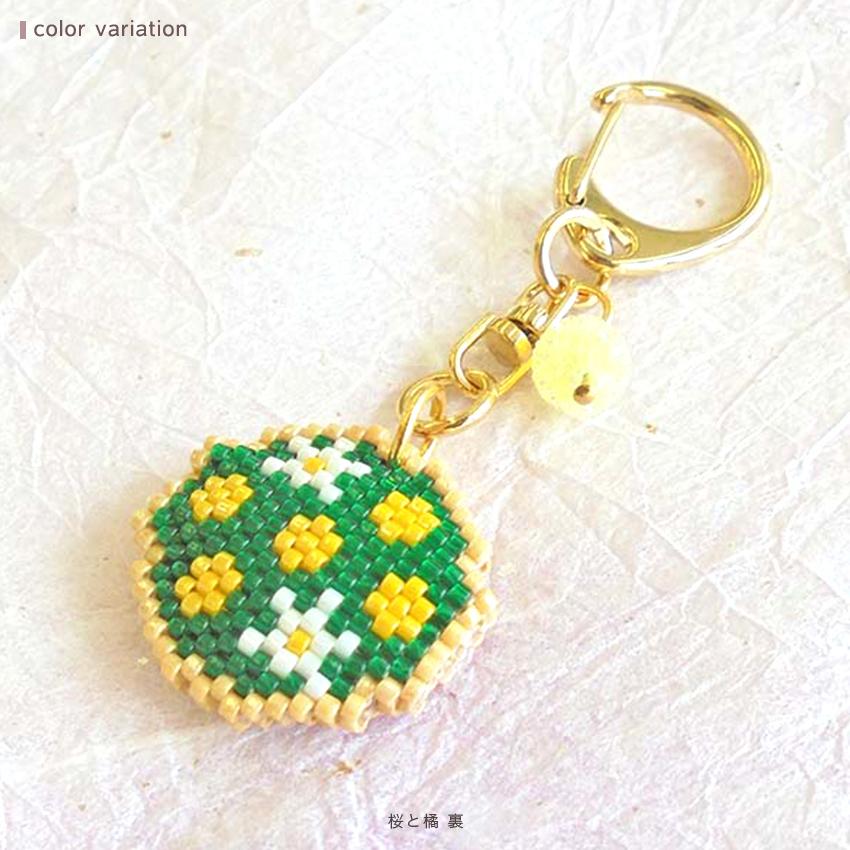 ビーズキット アイシングクッキー風 ひな祭り キーホルダー