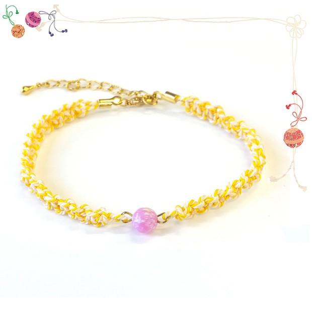 ビーズキット くみひもブレスレット 虹 Nhn345 ビーズ ハンドメイド アクセサリー キット 京都オパール 和風 帯締め 手芸材料の通販シュゲールyahoo 店 通販 Yahoo ショッピング