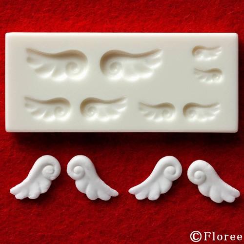 粘土 用具 押し型 抜き型 樹脂粘土用ミニ型抜き 天使の羽 023 手芸材料の通販シュゲールyahoo 店 通販 Yahoo ショッピング