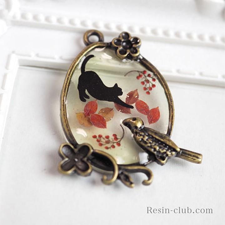 カヤ様お取り置きです。Ｎｏ．32 クローバー 黒猫 レジン シェル レジン レジンクラブ シール 黒猫 両面タイプ | レジンシール レジン Resin