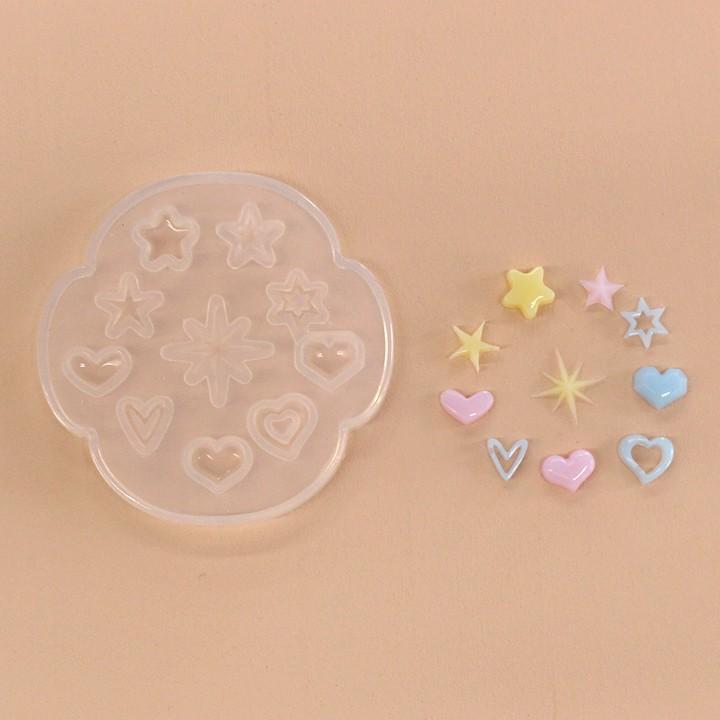 クラフトハートトーカイ オリジナルシリコンプチモールド スター