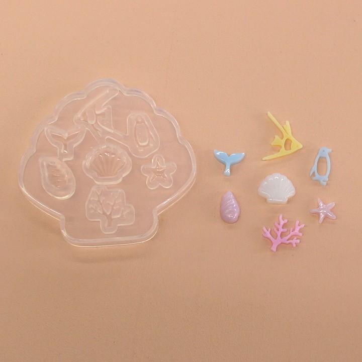 クラフトハートトーカイ オリジナルシリコンプチモールド マリン 10