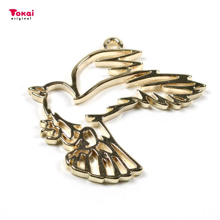 クラフトハートトーカイ メタルフレーム からす ゴールド 1ヶ | 和風