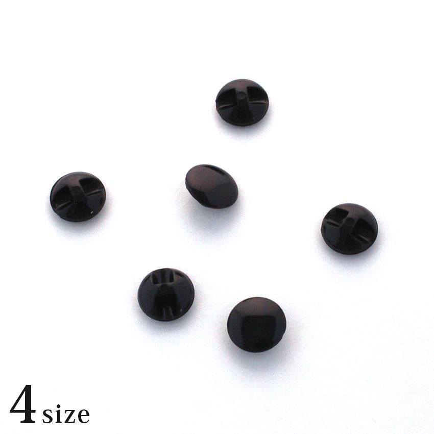 クラフトハートトーカイ 目玉ボタンマーブル 黒 | 手芸 材料 手作り