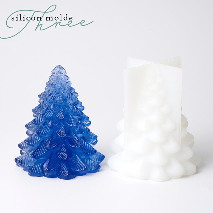 2液性レジン 推奨 雑貨シリコンモールド クリスマス ツリー 小