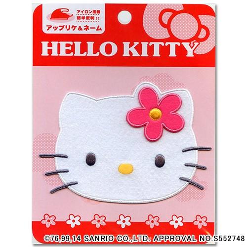 生地 ソーイング副資材 用品 ワッペン サンリオ ハローキティ フェイス 特大ワッペン D D13 手芸材料の通販シュゲールyahoo 店 通販 Yahoo ショッピング