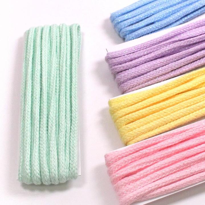 Color Cord 制菌加工 オーロララメ 太 3m 副資材 コード 丸紐 ラメ 6mm パステルカラー かわいい ゆめかわいい ゆめふわ トーカイ 新生活 手芸材料の通販シュゲールyahoo 店 通販 Yahoo ショッピング