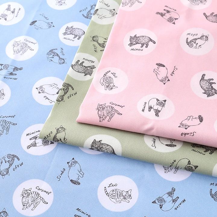 カットクロス 猫部 松尾ミユキ サークル オックス 1m 生地 布 布地 はぎれ カット布 カットクロス フェリシモ猫部 猫部 ねこ ネコ ドット 水玉 手芸材料の通販シュゲールyahoo 店 通販 Yahoo ショッピング