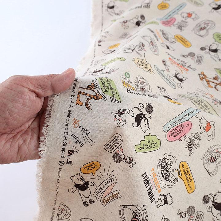 クラフトハートトーカイ ディズニーくまのプーさんアメコミ 綿麻