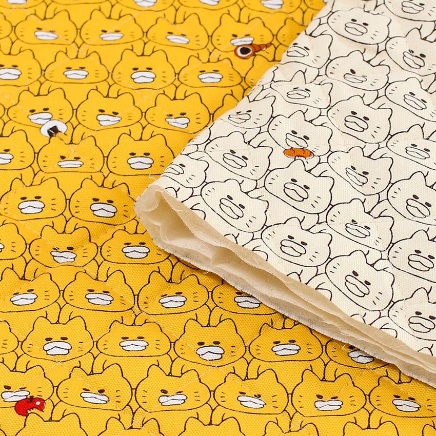 ノラネコぐんだん ノラネコいっぱい オックスキルト 幅108×50cm