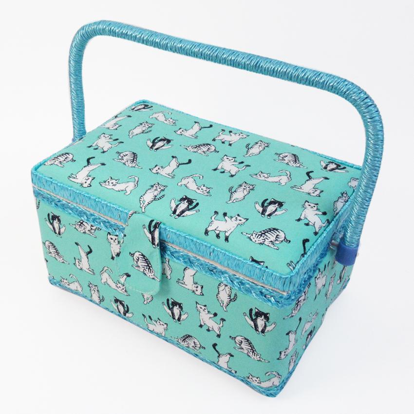 ソーイングボックス猫 | ソーイングボックス 猫 ソーイングバスケット