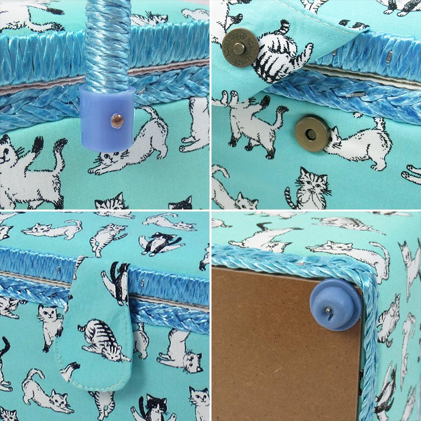 ソーイングボックス猫 | ソーイングボックス 猫 ソーイングバスケット