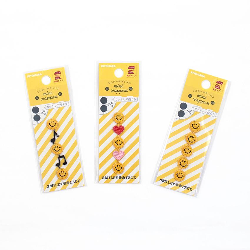 ミニシールワッペン スマイリー ワッペンミニワッペン アイロン接着 入園 入学 手芸材料の通販シュゲールyahoo 店 通販 Yahoo ショッピング