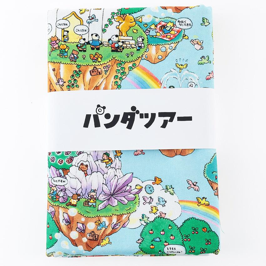 パンダツアー 空のお城 オックス 50cm カットクロス｜生地 布 布地