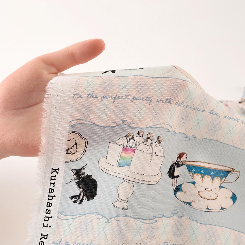 KurahashiRei くらはしれい 秘密のお茶会 オックス 50cm カットクロス