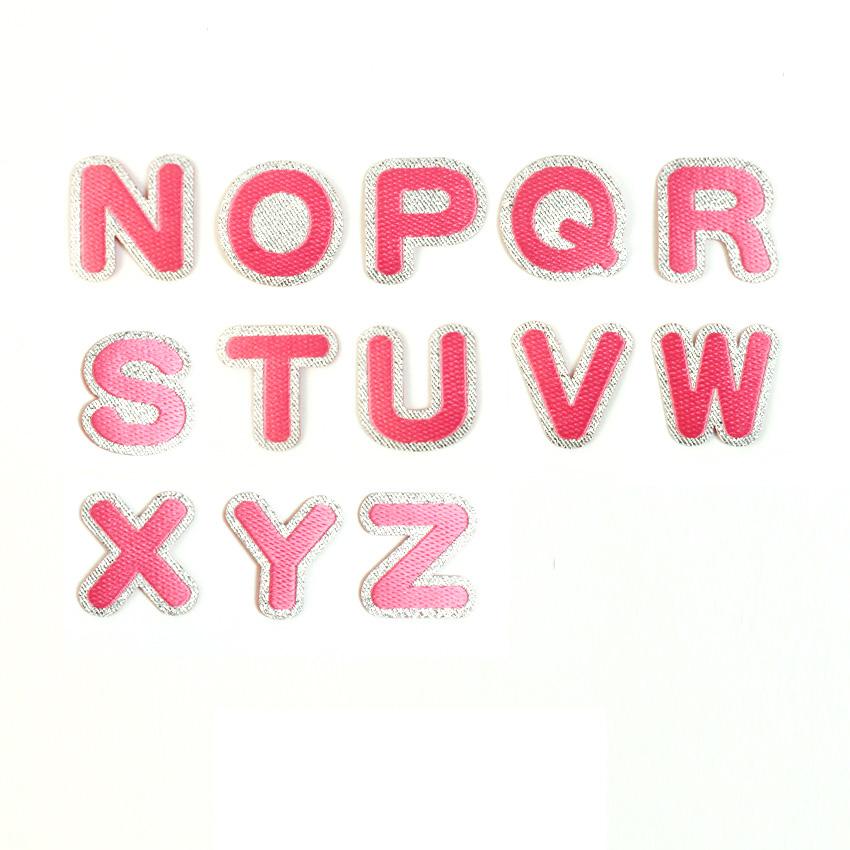 クラフトハートトーカイ 【ピンク】 お名前ワッペン【N〜Z