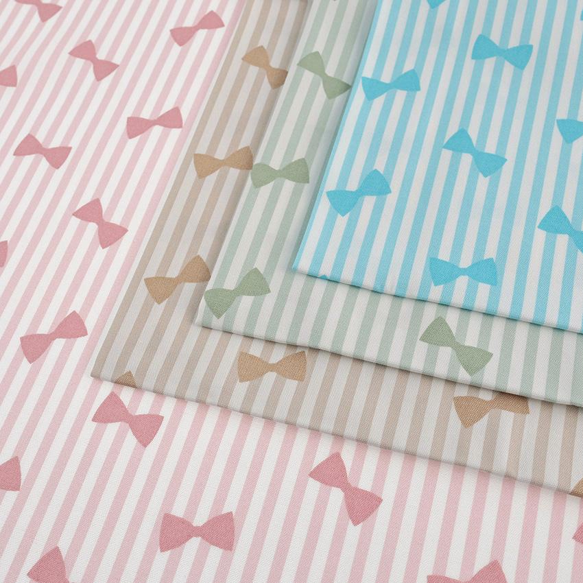 クラフトハートトーカイ プディング リボンストライプ オックス 1m