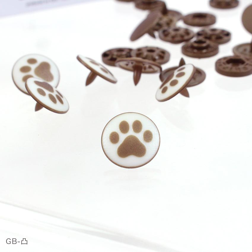 CHERRY LABEL ミニハンドプレス 専用 肉球 プラスチックスナップ SG 6