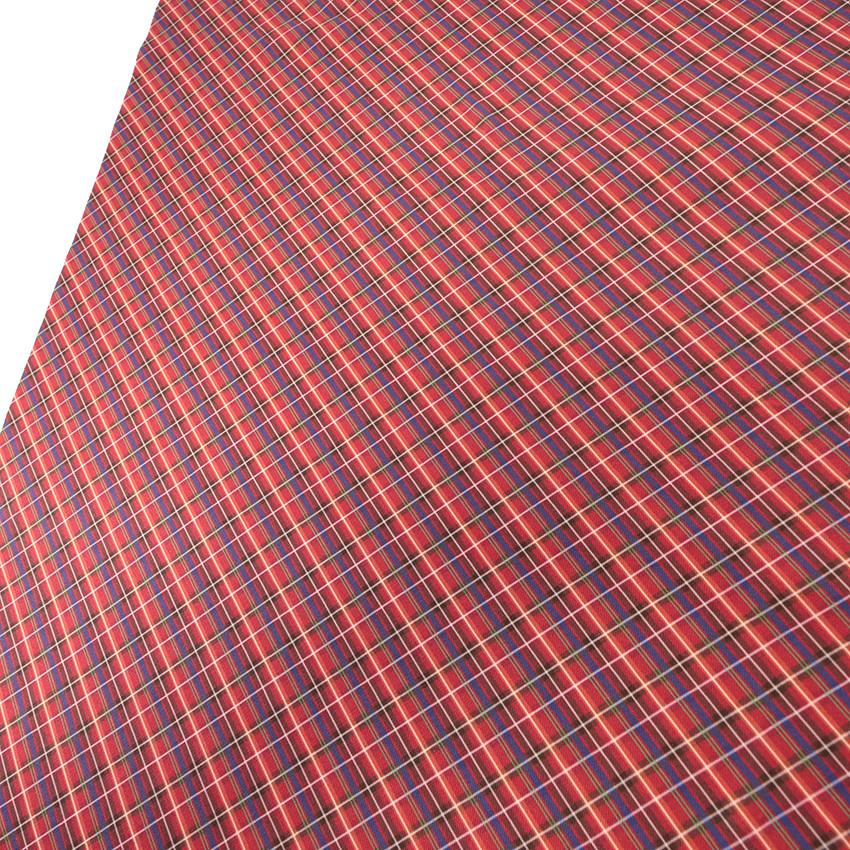 ちいさな世界のちいさな生地 スムースニット タータンチェック 38×38cm