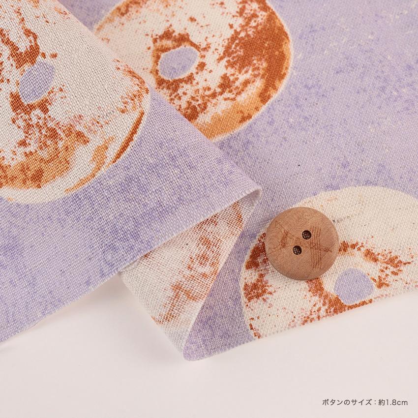 クラフトハートトーカイ おいしい布たち 砂糖ゆき ドーナツ 綿麻