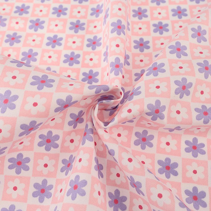 クラフトハートトーカイ プディング チェッカーフラワー オックス 1m