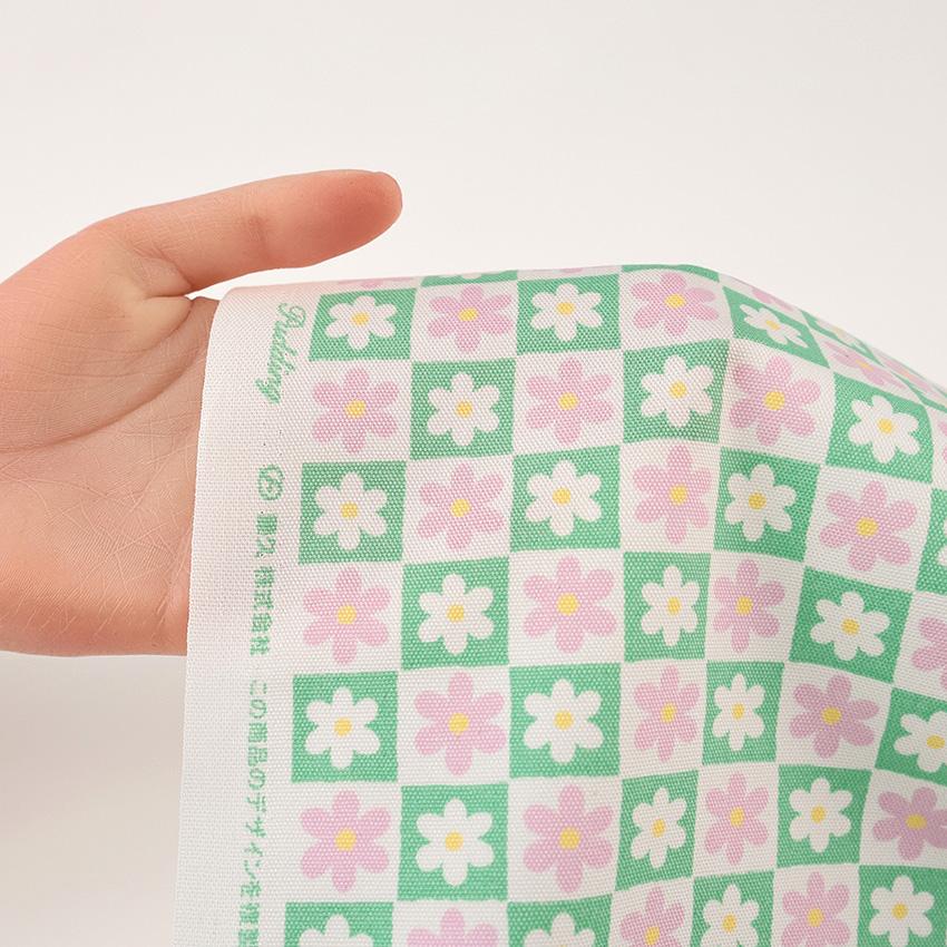 クラフトハートトーカイ プディング チェッカーフラワー オックス 1m