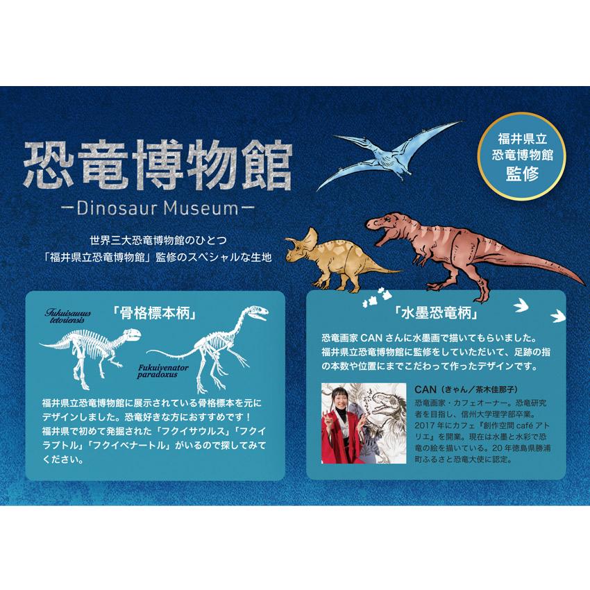 クラフトハートトーカイ 福井恐竜博物館 骨格標本柄 オックス 1m