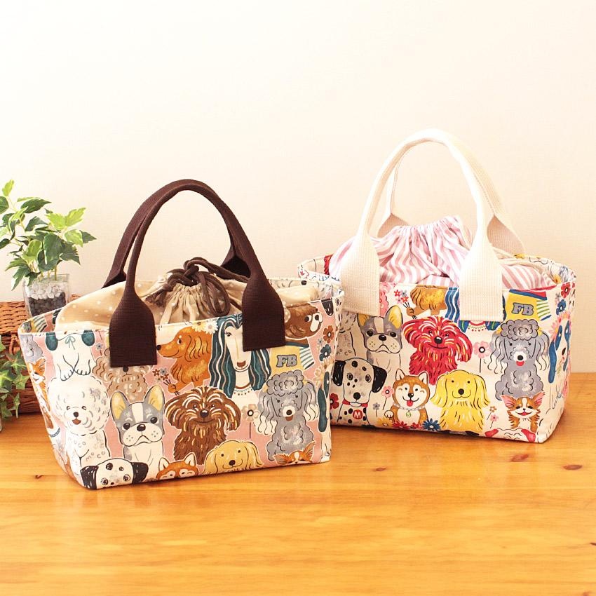 クラフトハートトーカイ 作り図 巾着付き デイリートートバッグ