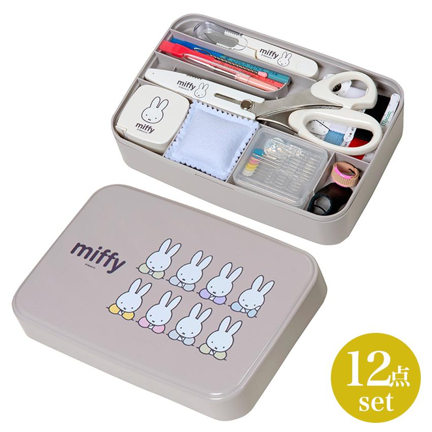 ミッフィー ソーイングセット うす型タイプ No19003 | 裁縫セット 裁縫