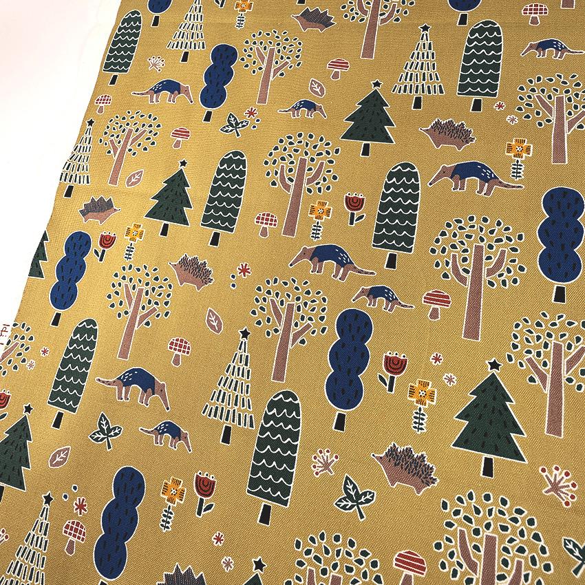 HI! MY ZOO(ハイ マイ ズー) D柄 オックス 50cm カットクロス HI! MY ZOO(ハイ マイ ズー) D柄 オックス 50cm カットクロス