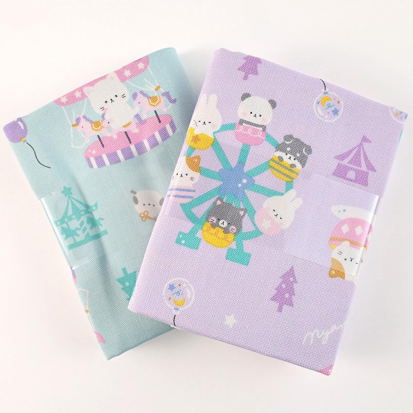 ファンシープリント 遊園地 オックス 50cm カットクロス | 生地 布