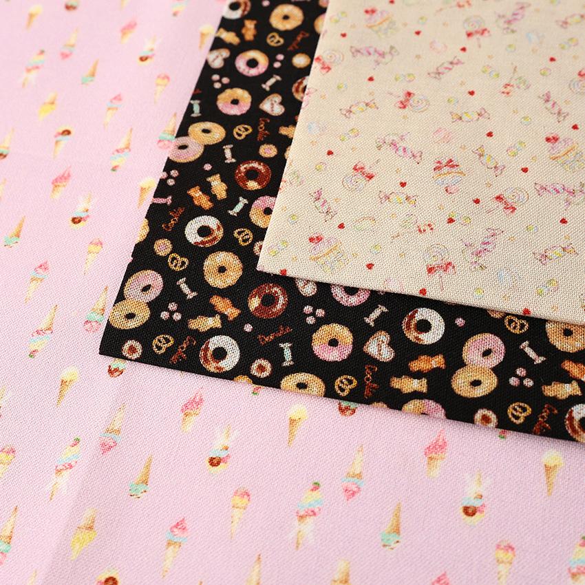 インクジェットプチプリントカットクロス スイーツ スケア 20×20cm