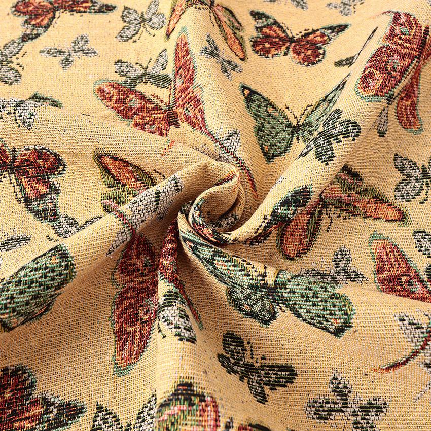 ゴブラン生地 蝶々 145×95cm カットクロス | 生地 布 布地 はぎれ