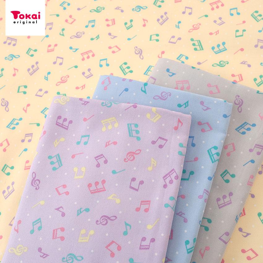 クラフトハートトーカイ プディング 音符 オックス 1m カットクロス