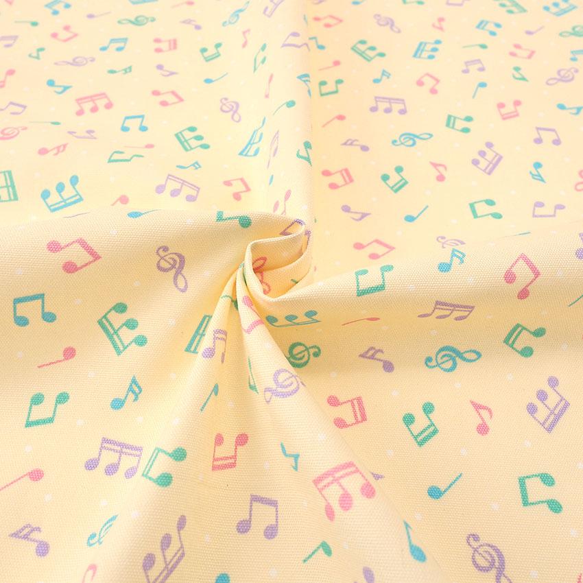 クラフトハートトーカイ プディング 音符 オックス 1m カットクロス