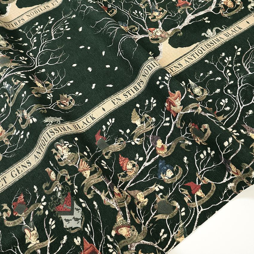 クラフト・布製品 o1 クラフトハートトーカイ ハリー・ポッター ブラック家の家系図柄